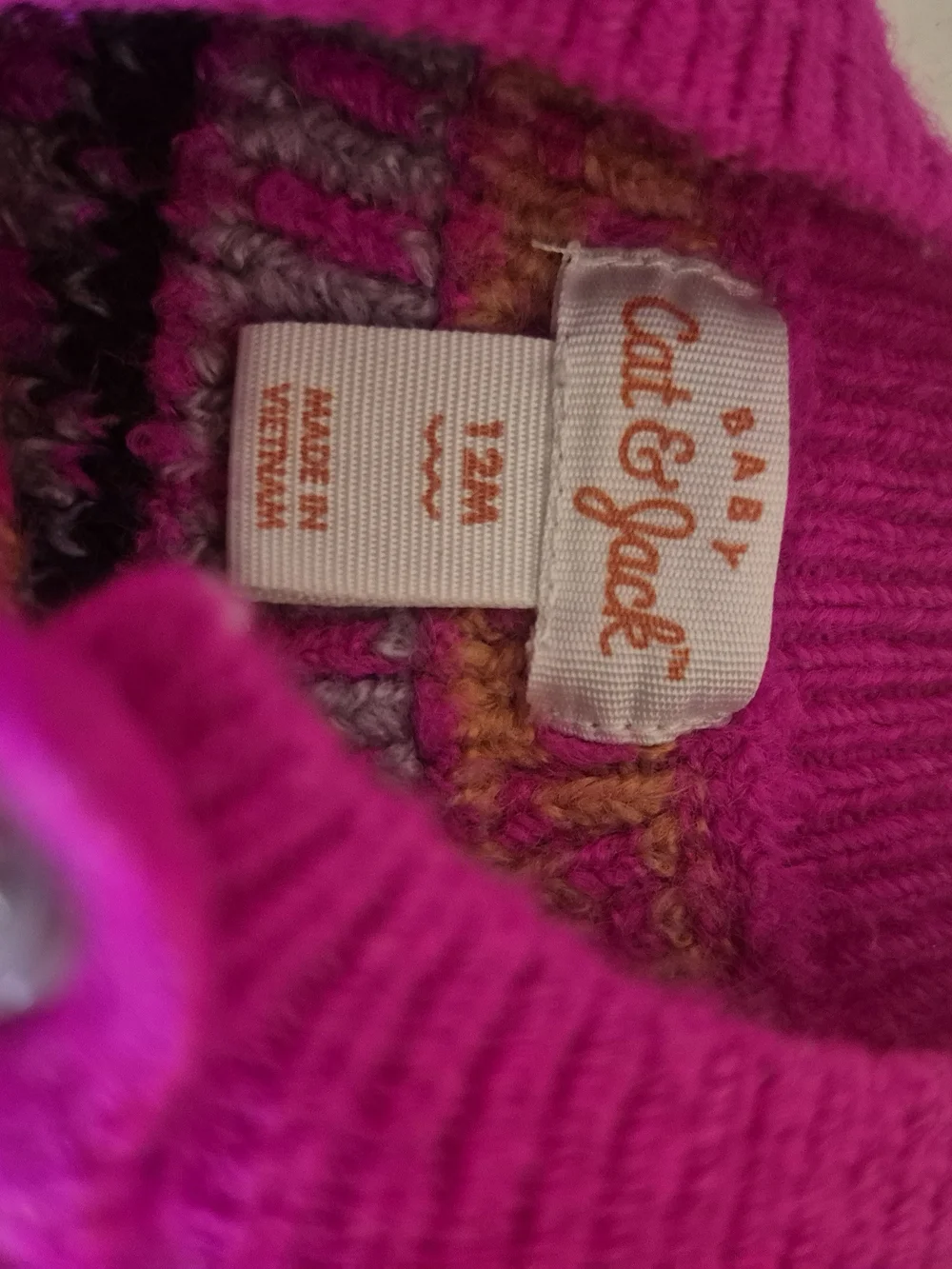 Boho Cat & Jack Sweater Set With Leggings 12 Months
